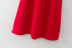 Red Bow Short-Sleeved Dress NSLQS101219
