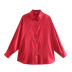 Solid Color Long Sleeve Smooth Shirt NSLQS101228