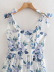 Printed Sling Floral Dress NSLQS101246