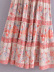 Floral Print Folds Sling Dress NSLQS101254