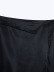 Black Fringed Stitching Satin Skirt NSBRF101304