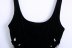Artificial Gemstone Inlaid Hollow Suspender Dress NSBRF101387
