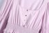 Purple Long-Sleeved Square-Neck Elastic Ruffled Dress NSBRF101629