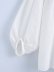 White Lantern Long-Sleeved Hollow Top NSBRF101634
