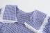 Lace Stitching Doll Collar Plaid Short-Sleeved Dress NSBRF101653