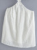 White Hollow V-Neck Lace Dress NSBRF101671