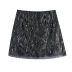 Sequined Skirt Shorts NSBRF101679