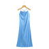 Back Strap Waist Sling Dress NSLQS101732