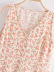 Sleeveless V-Neck Loose Printed Floral Dress NSLQS101772