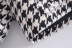 Houndstooth Lapel Lapel Shoulder Pads Button Long Sleeve Blazer Suit NSLQS101774