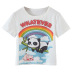 Rainbow Panda Pig Printed Short-Sleeved T-Shirt NSXFL101862
