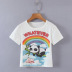 Rainbow Panda Pig Printed Short-Sleeved T-Shirt NSXFL101862