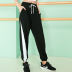Color Matching Lace-Up Stretch Pants NSFQJ102172