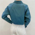 temperament colorful short lapel jacket  NSLD34276