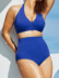 sexy high waist halter bikini   NSHL35538