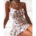 summer sexy sling floral print short skirt NSYI35610