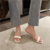 crystal high heel slippers NSCA35631