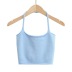 fashion slim hanging neck knitted camisole NSAC34406