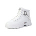 all-match high-top white short boots NSNL34529