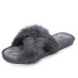 non-slip wear-resistant faux rabbit fur slippers  NSPE34538