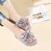 indoor bow cotton plush slippers  NSPE34544