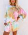 knitted tie-dye printing casual fashion home suit NSSE36024