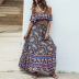spring and summer print dress NSSE36039