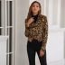 fashion casual leopard print jacket  NSSE36074