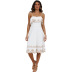 new cotton embroidery sling one-piece dress NSSE36088