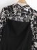 new printed stitching shirt knitted skirt  NSAM36263
