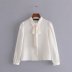 costume jewelry button bow shirt  NSAM36273