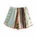 spring patchwork printed shorts  NSAM36289