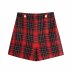 spring button casual woolen shorts set NSAM36331