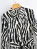 long zebra print shirt dress  NSAM36344