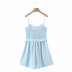 new style solid color suspender jumpsuit  NSAM36346