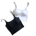 Casual simple shoulder strap vest   NSLD36387