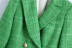 retro double-breasted plaid suit jacket NSLD36400