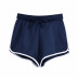 contrasting color border design casual sports shorts NSLD36416