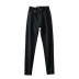 high waist irregular design stretch jeans   NSLD36446