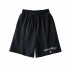 new wide leg embroidery loose jogging casual sports shorts NSAC36495