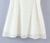 new summer lattice lace square neck short sleeve dress NSAC36506