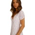 V-neck short-sleeved printed dress  NSYD36528