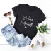 fashion letter printed cotton short-sleeved T-shirt NSSN36544