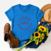 smiling face cotton short-sleeved T-shirt NSSN36546