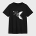 feather print short sleeve men s t-shirt  NSSN36587