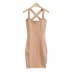 Summer new style sexy tight-fitting short knitted sling dress NSHS36681