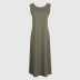 new solid color slim sleeveless dress  NSJR36713