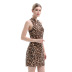 sexy leopard print stretch slim dress  NSJR36716