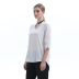 fashion casual all-match V-neck long sleeve chiffon shirt  NSJR36718