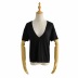 V-neck Modal Cotton Stretch Soft T-shirt hirt NSAC36826